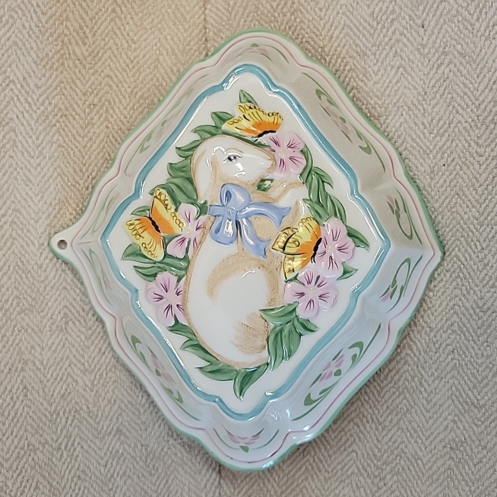 1986 FRANKLIN MINT LE CORDON BLEU SPRING LAMB CERAMIC GELATIN MOLD